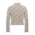 Betty Barclay - 4407 1135 1807 Warm wit zwart stretch jasje.